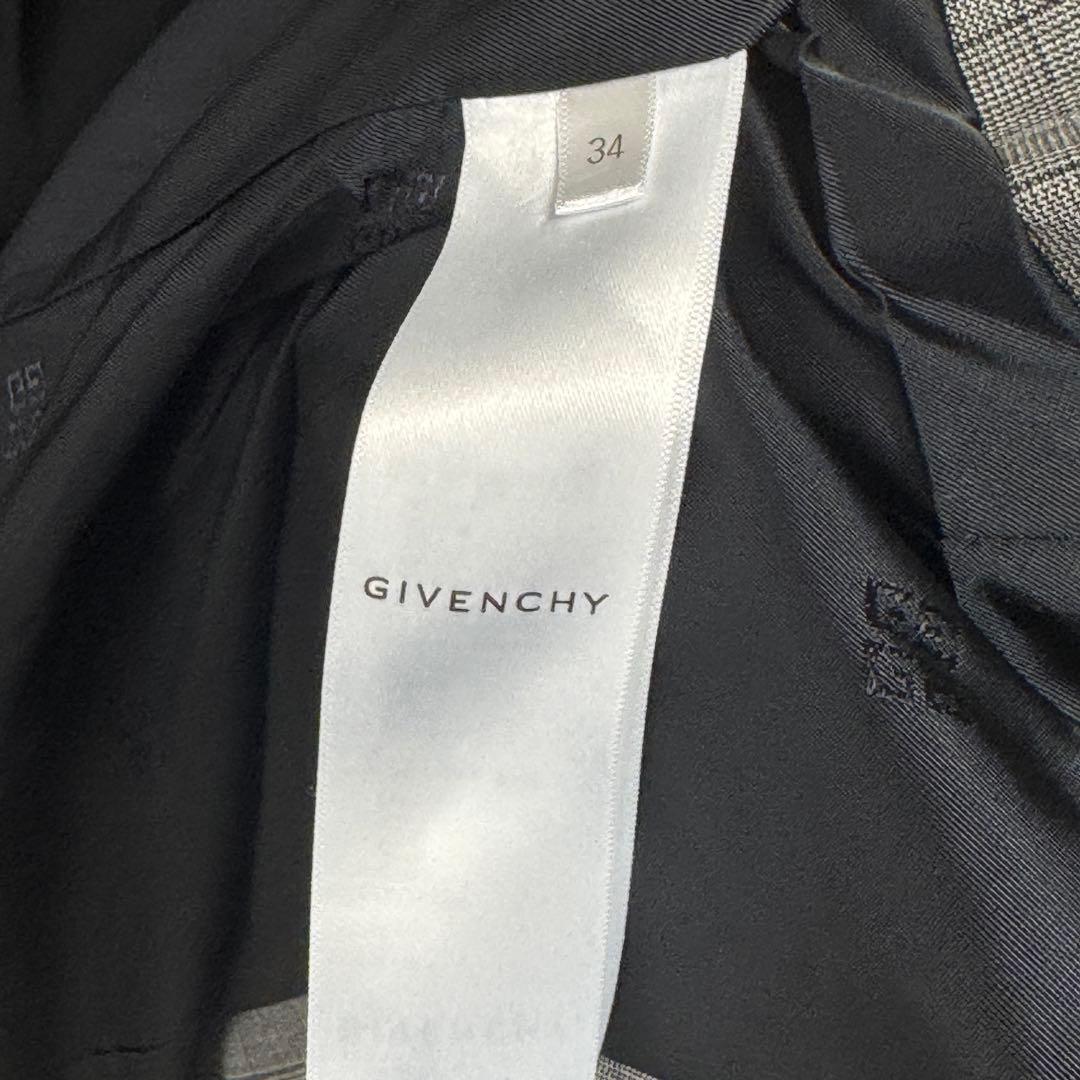 定価50万　ジバンシィ グレンチェック ロングコート 34 ハンガー ガーメント