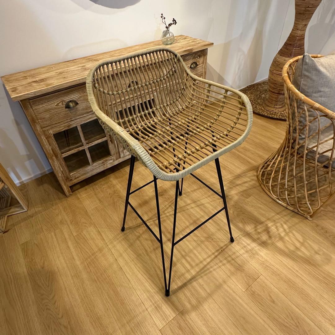 【大訳あり】リゾートカウンターチェア座面高80cm 通常35,200円がなんと！