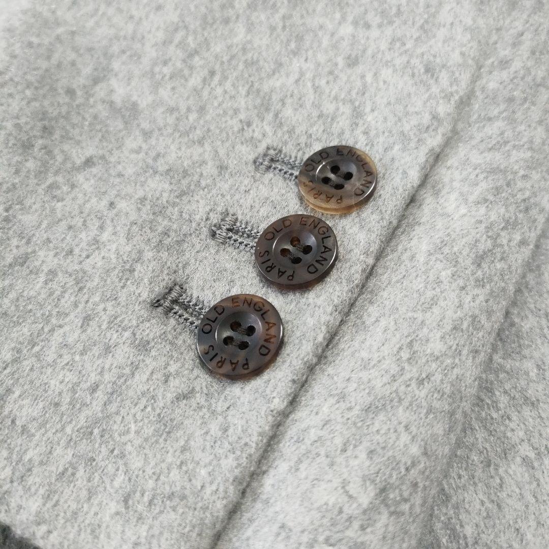 極美品✨オースチンリード　カシミヤ100％　スタンドカラーコート　グレー　36