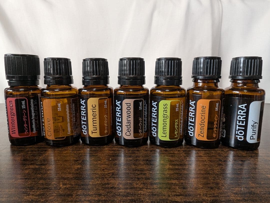 doTERRA エッセンシャルオイル7本セット 15ml