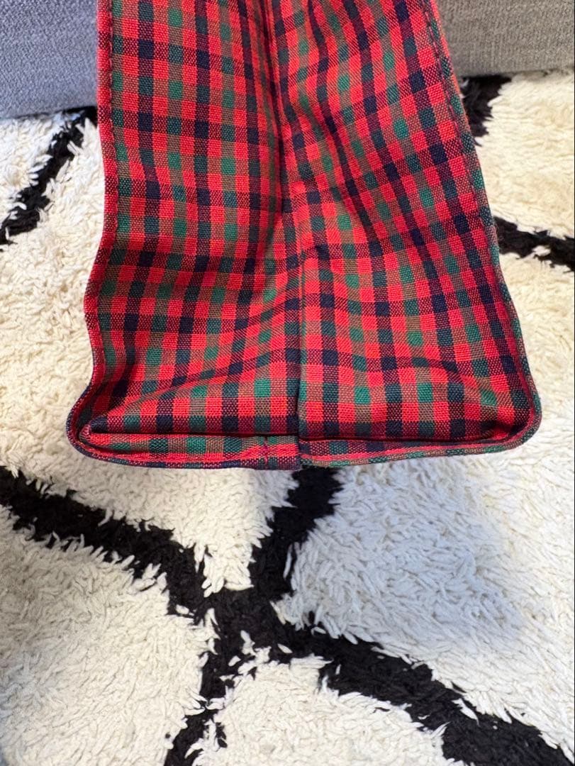 familiar チェック柄 トートバッグ小