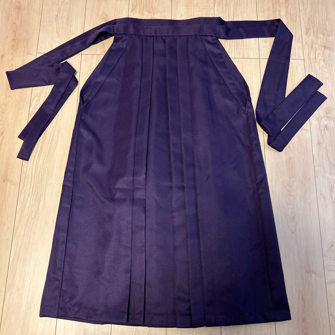 キョウエツ　女の子　卒業式　簡易袴3点セット　鞠菊に梅散らし