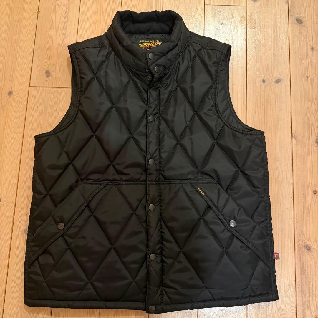 IRON HEART/アイアンハートベスト/プリマロフトキルティングベスト　XL