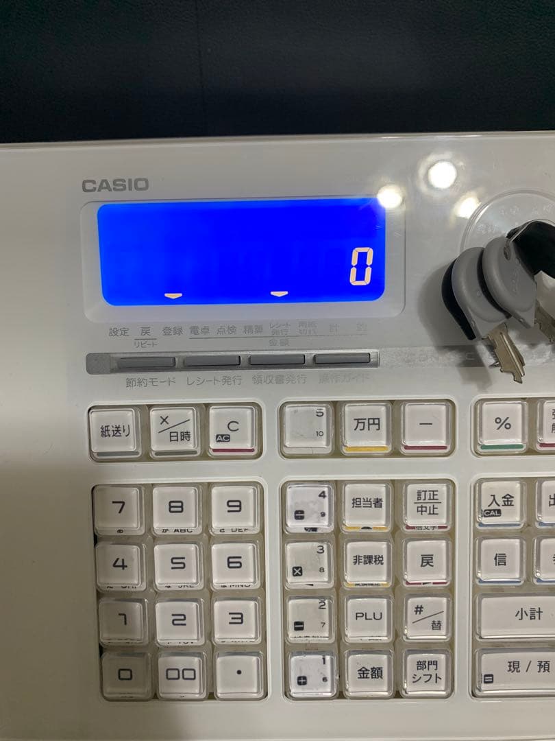 CASIO レジスター SR-S200-we レジロール付き