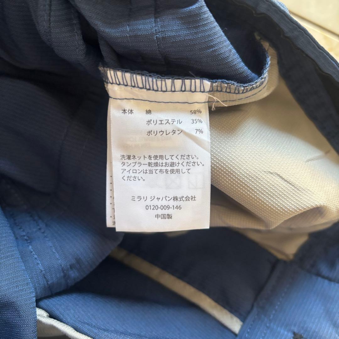 オークリー スカル OAKLEY ゴルフパンツ ネイビー系 コットンポリ