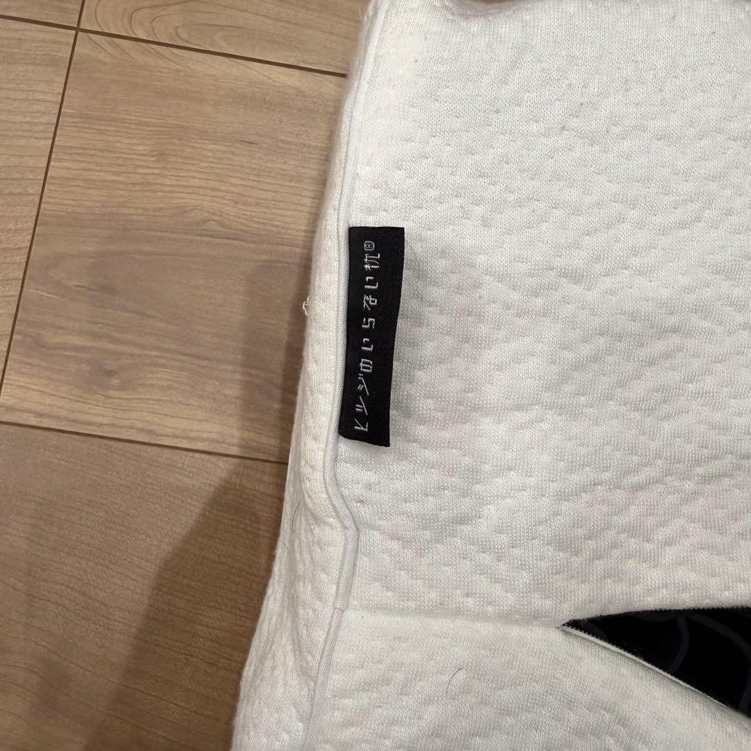 ヒツジのいらない枕　至極　通気性メッシュ枕 グレー・ホワイト