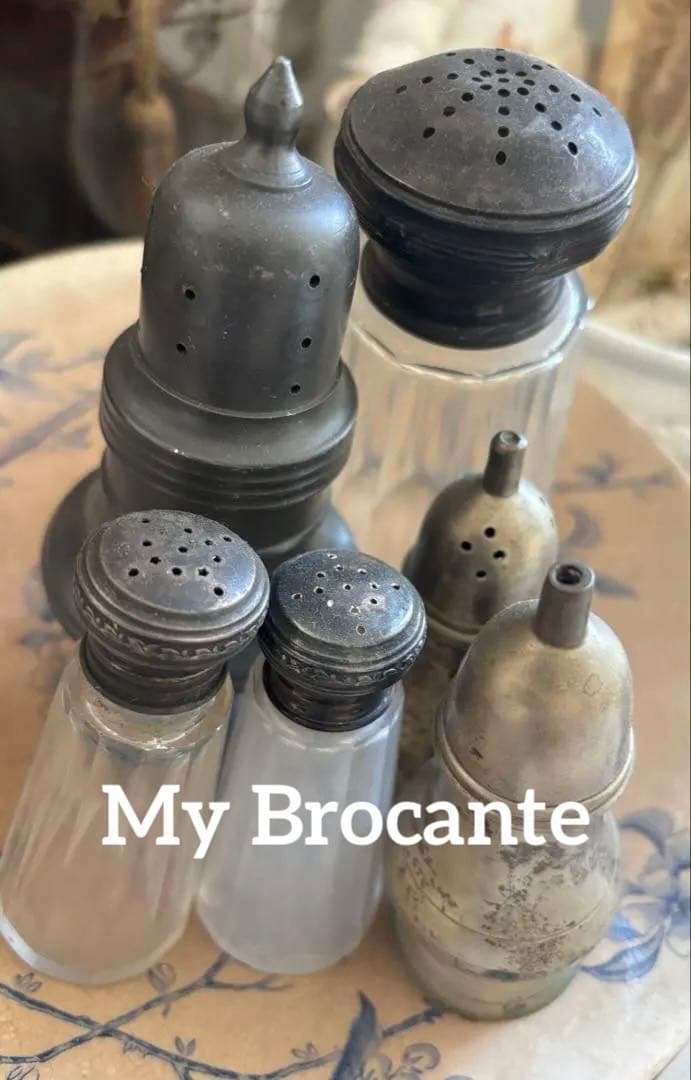 アンティーク雑貨 Antique Condiment Set (6 Pieces)