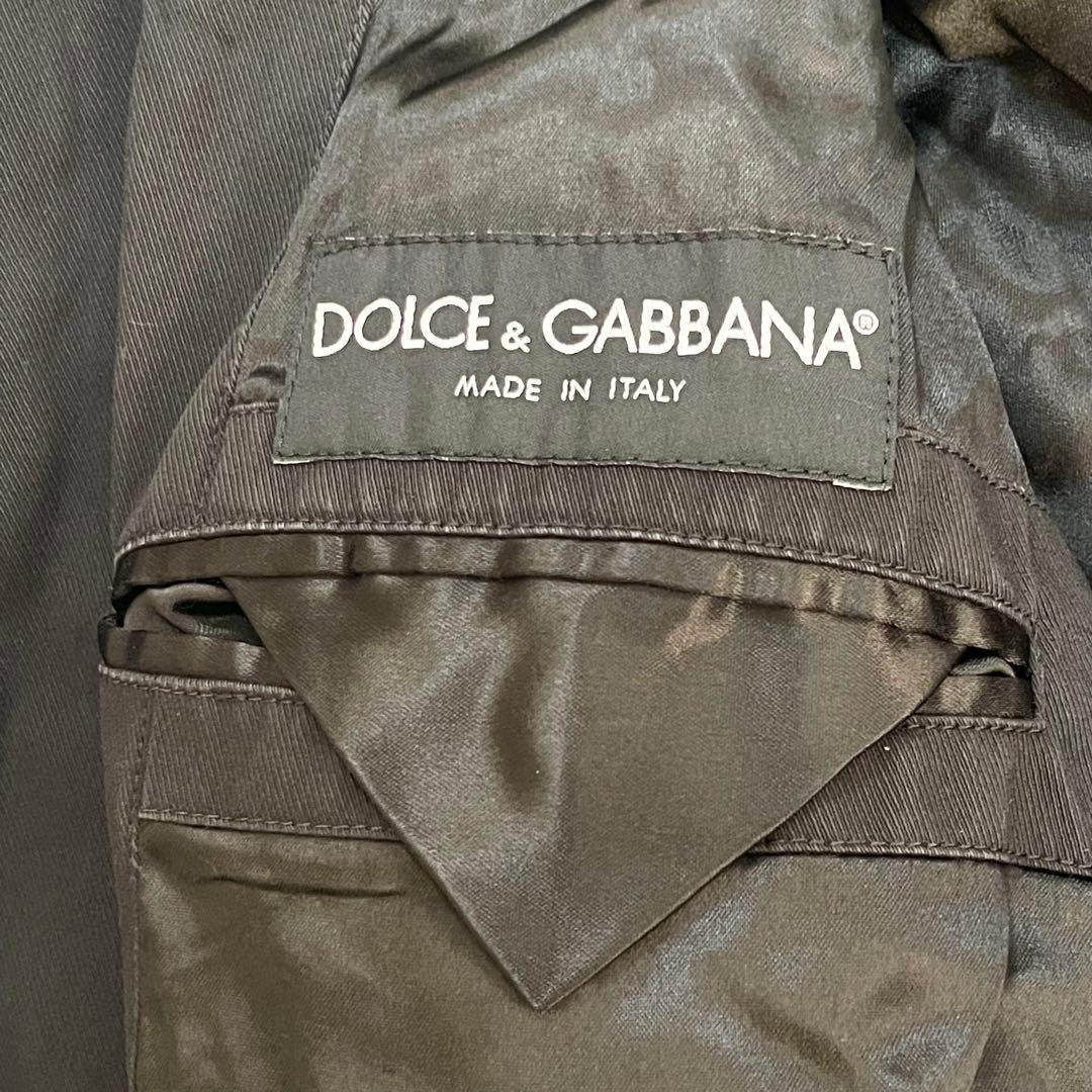 【美品】DOLCE&GABBANA コットンコート 黒 48 Lサイズ相当