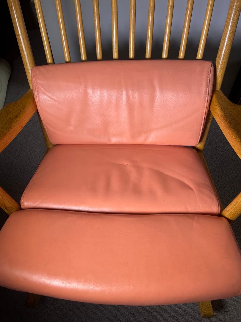 廃盤革　リキロッカー conde house カンディハウス ロッキングチェア