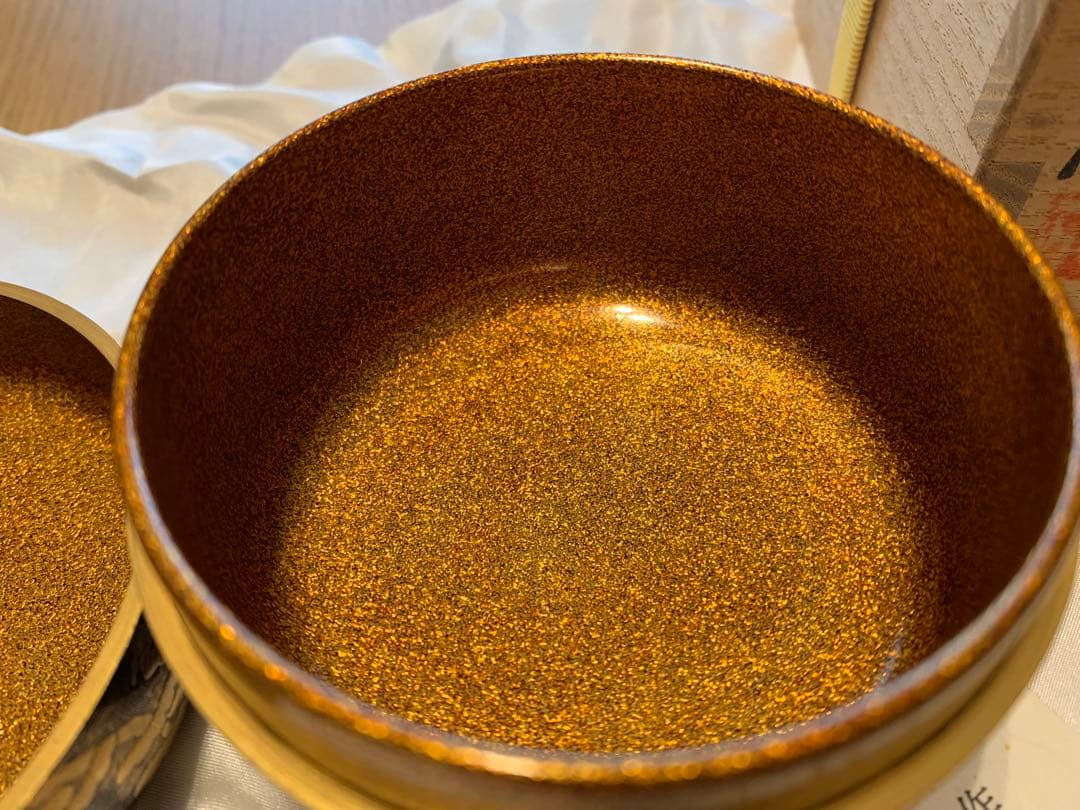 茶筒 茶道 高級 ヴィンテージ 貴重 一兆作 住吉蒔絵 美品 名品