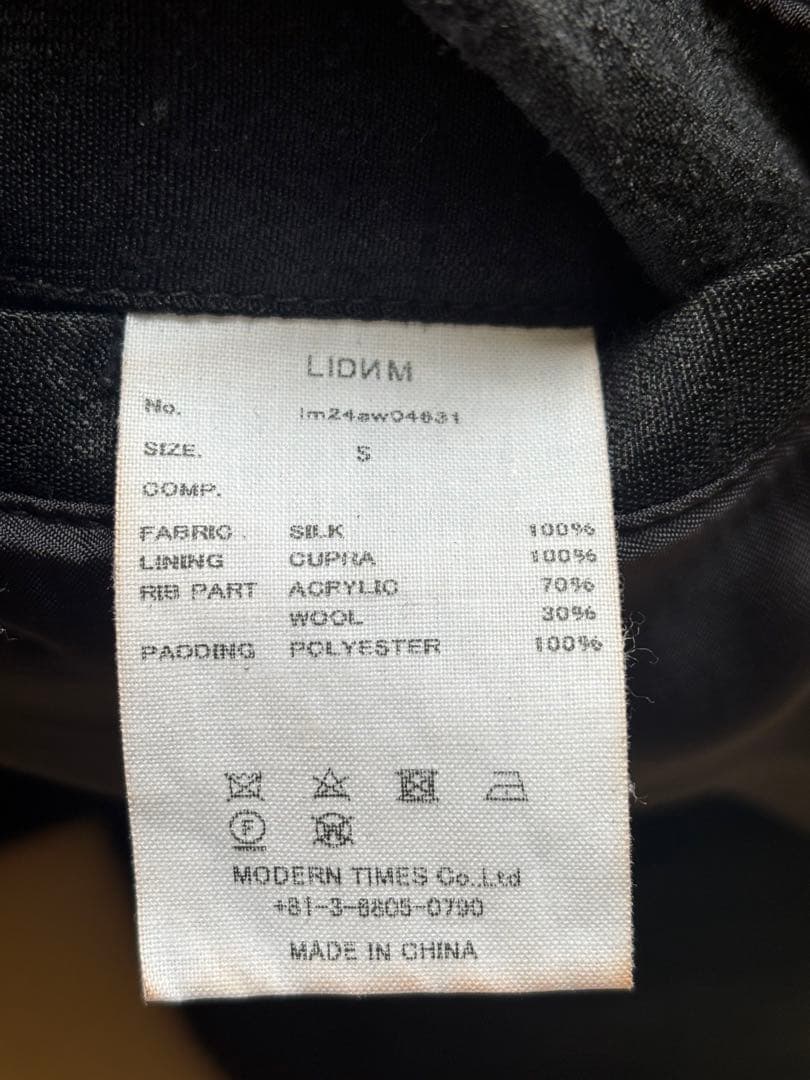 ジャケット・アウター LIDNM WILD SILK L2-B