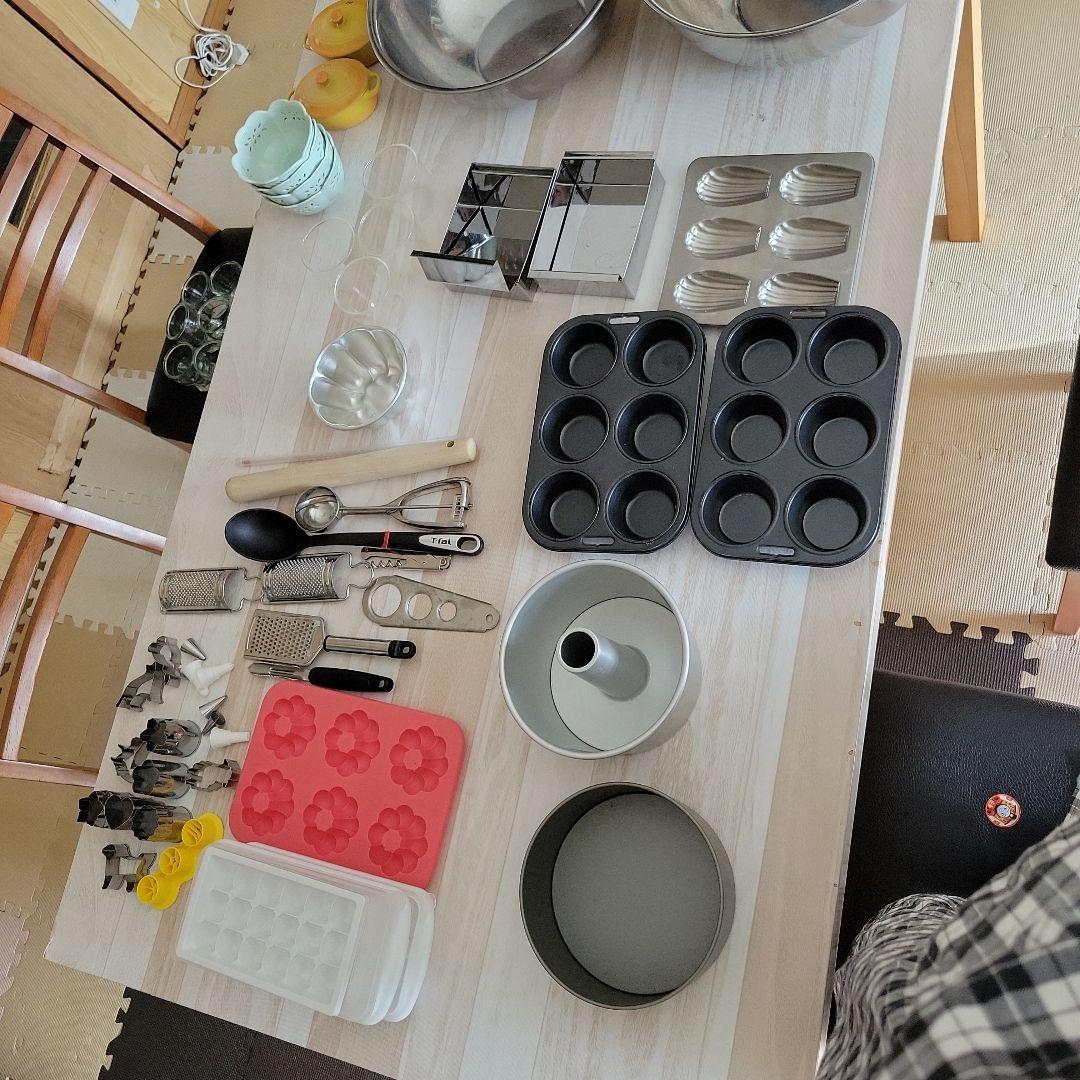 調理器具と型抜きセット