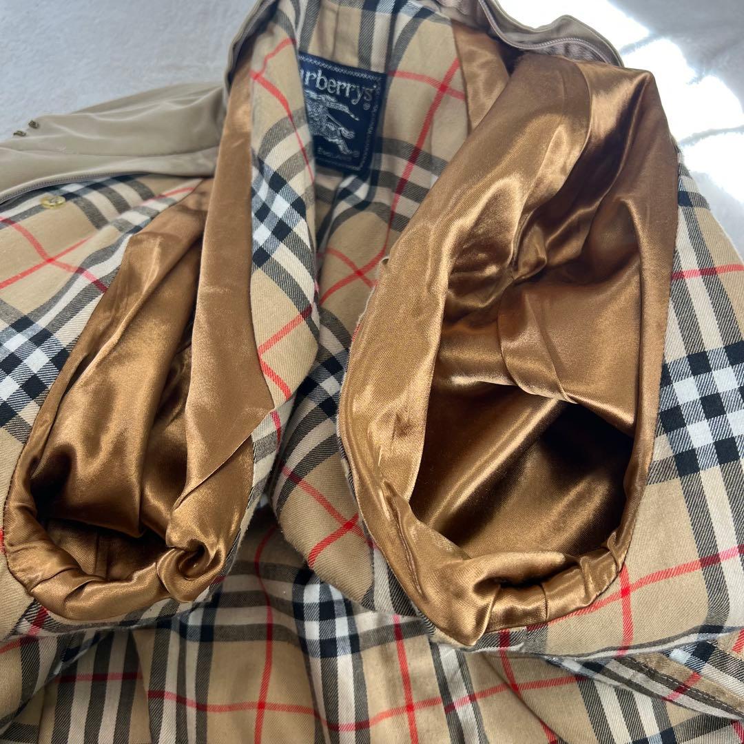 【美品】バーバリーズ バルマカーンコート トレンチコート ライナー付 L〜XL