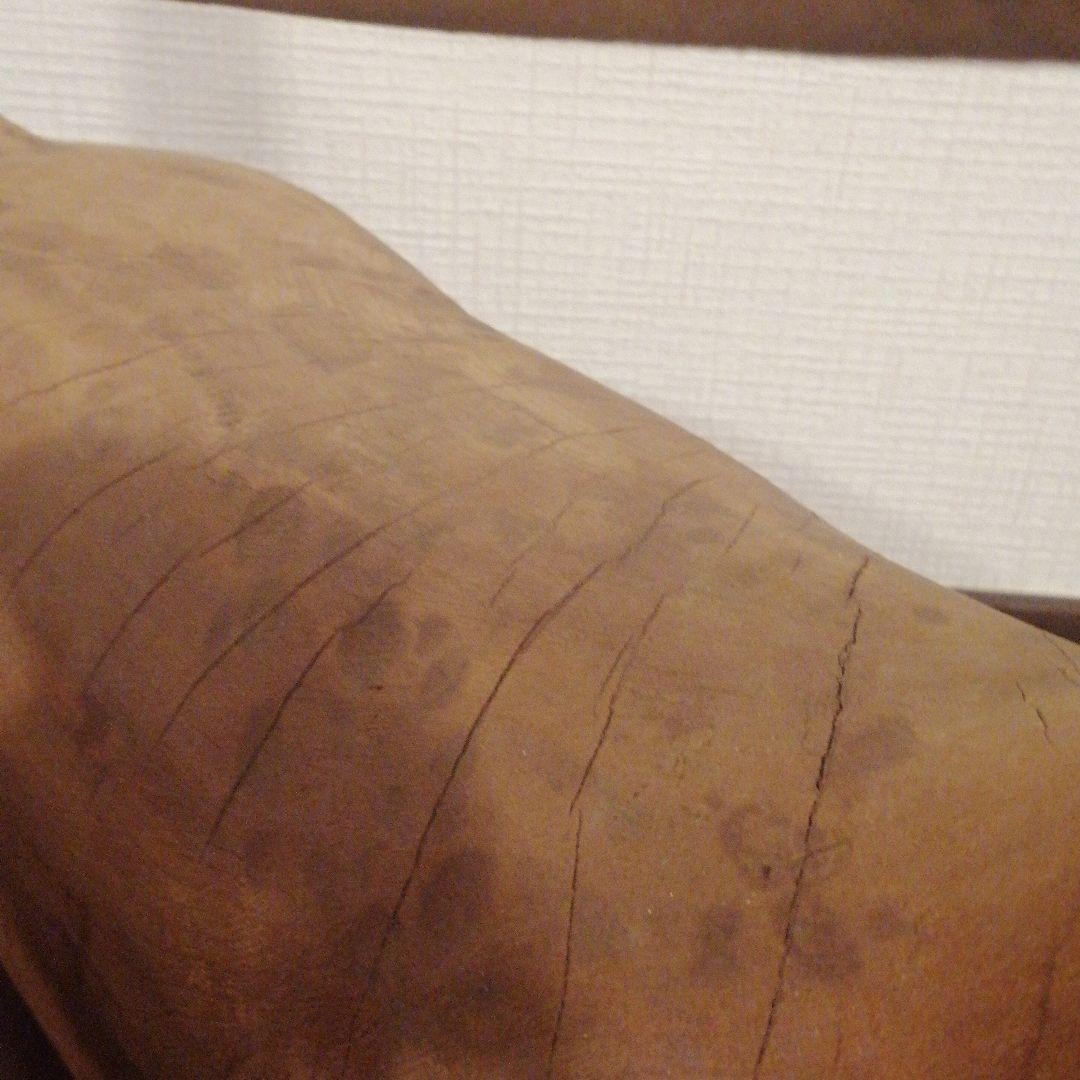 木製ペアトナカイ　木彫りつがいトナカイ