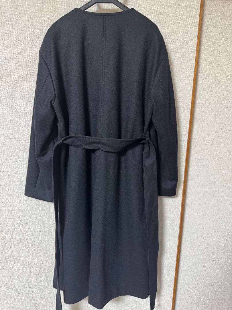 のり【新品タグ付】Stovel & Mason ロングコート黒 L