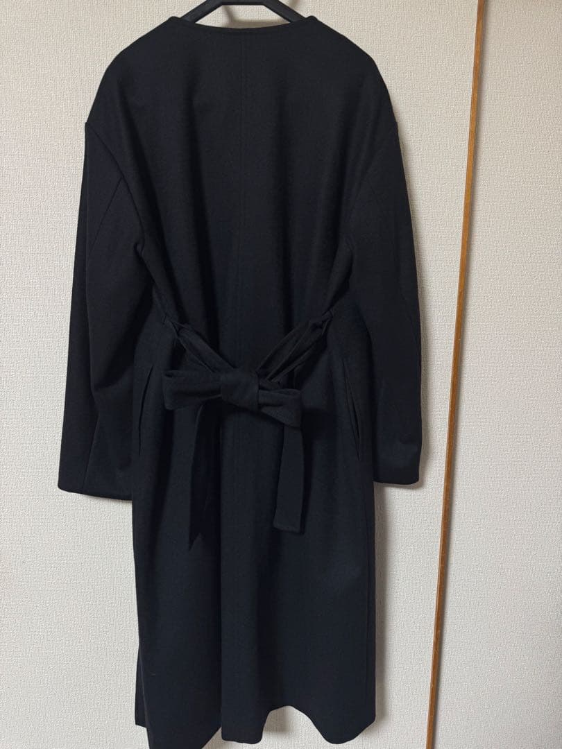 のり【新品タグ付】Stovel & Mason ロングコート黒 L