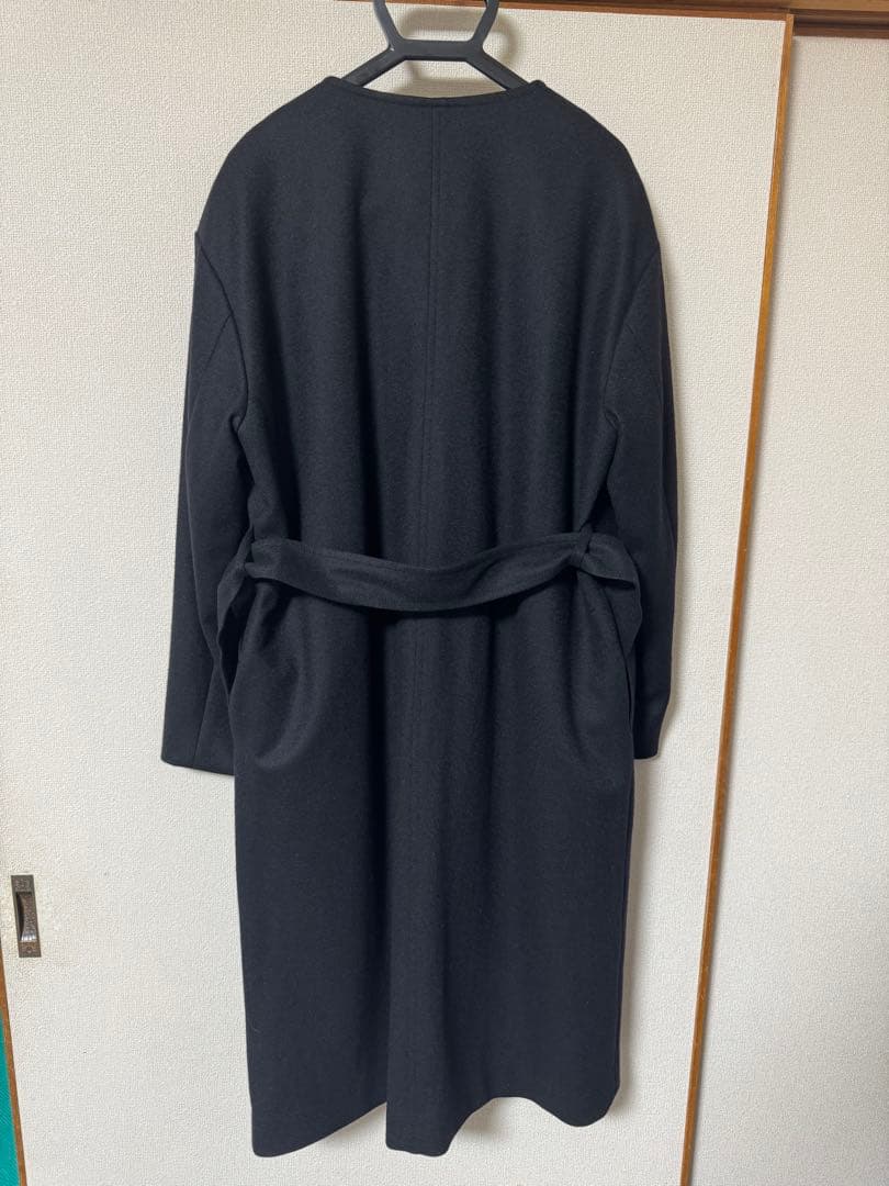 のり【新品タグ付】Stovel & Mason ロングコート黒 L