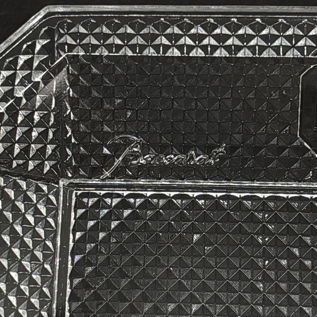 未使用保管品 Baccarat バカラ スクエア プレート トレイ 皿 セット