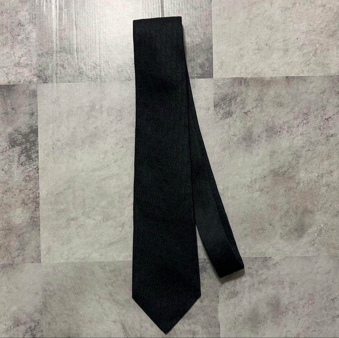 Christian Dior ネクタイ ハイブランド トロッター ブラック