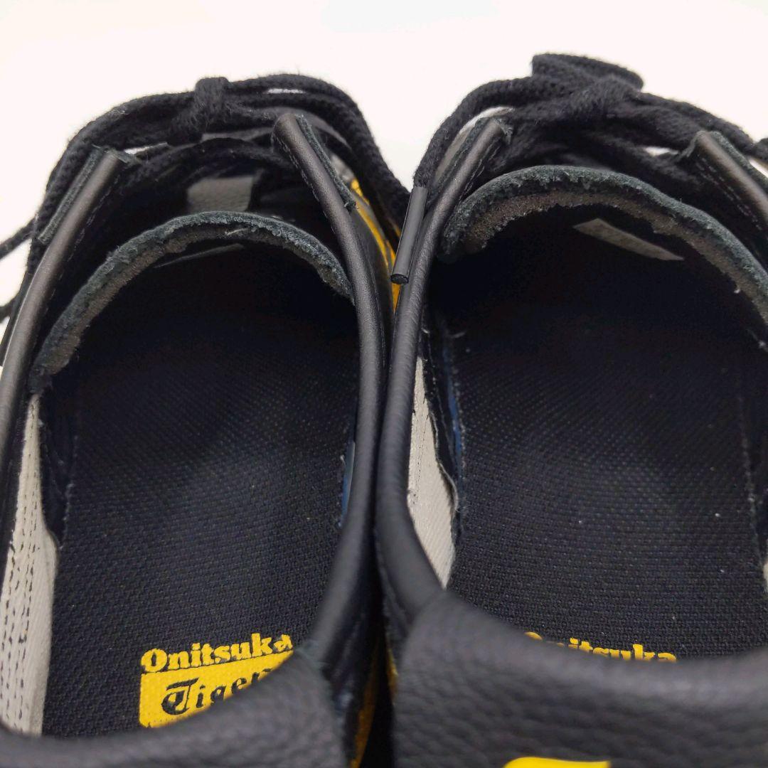 ​【美品】オニツカタイガー 27cm メキシコ66 ブラック×イエロー