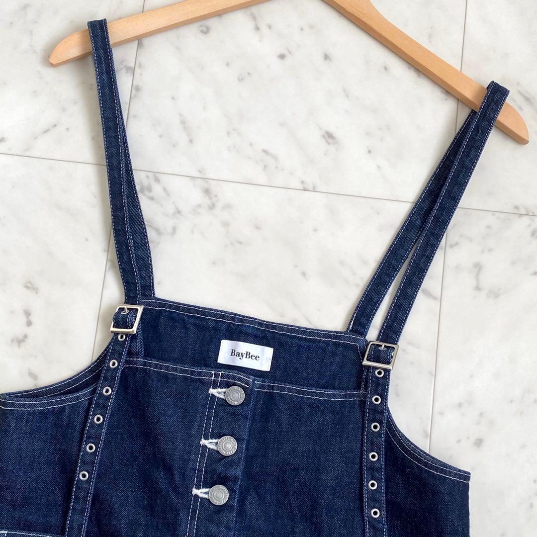 美品✨Bay Bee デニムサロペット/オーバーオール　インディゴ