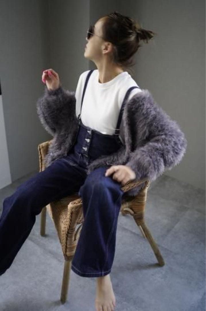 美品✨Bay Bee デニムサロペット/オーバーオール　インディゴ