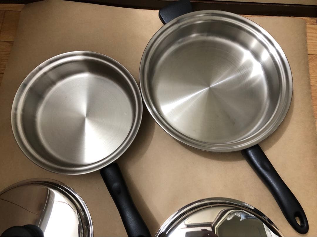 未使用　アムウェイ　クィーンクック　ソースパン　フライパン5点セット