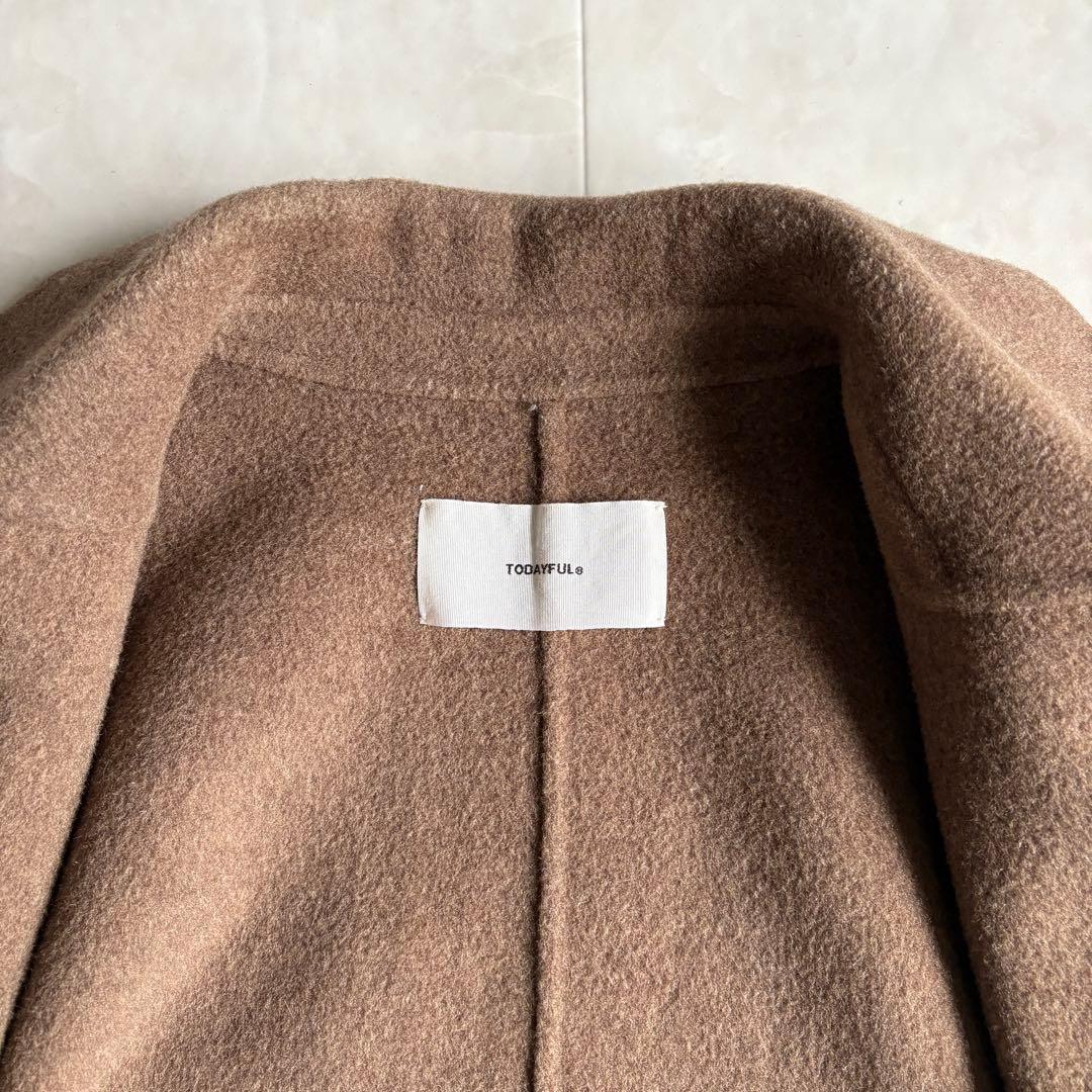 TODAYFUL Wool Over Coat ウールオーバーコート モカ 38