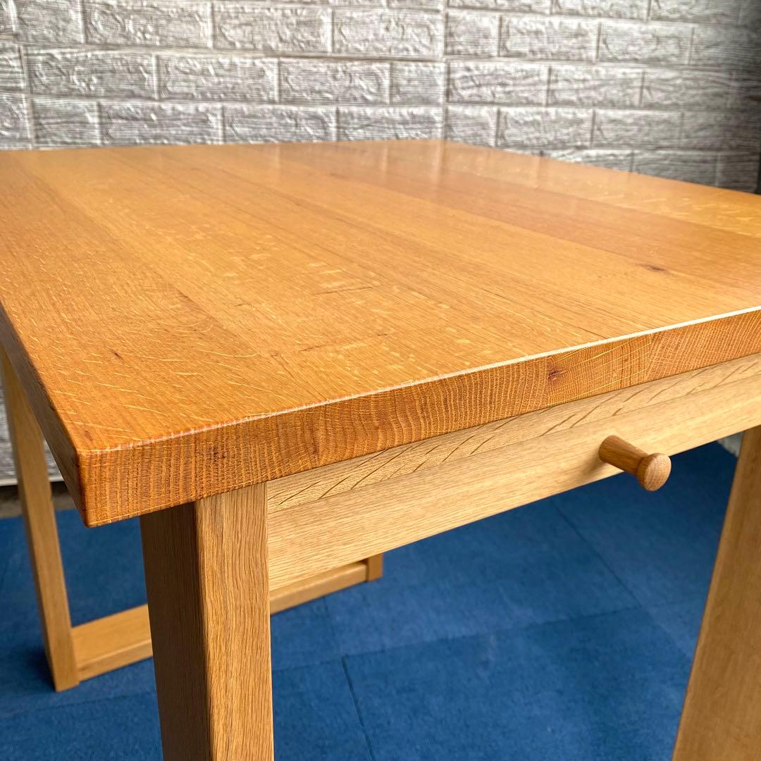 国産 飛騨産業 HIDA キツツキ オーク無垢材 デスク 机 作業台 1