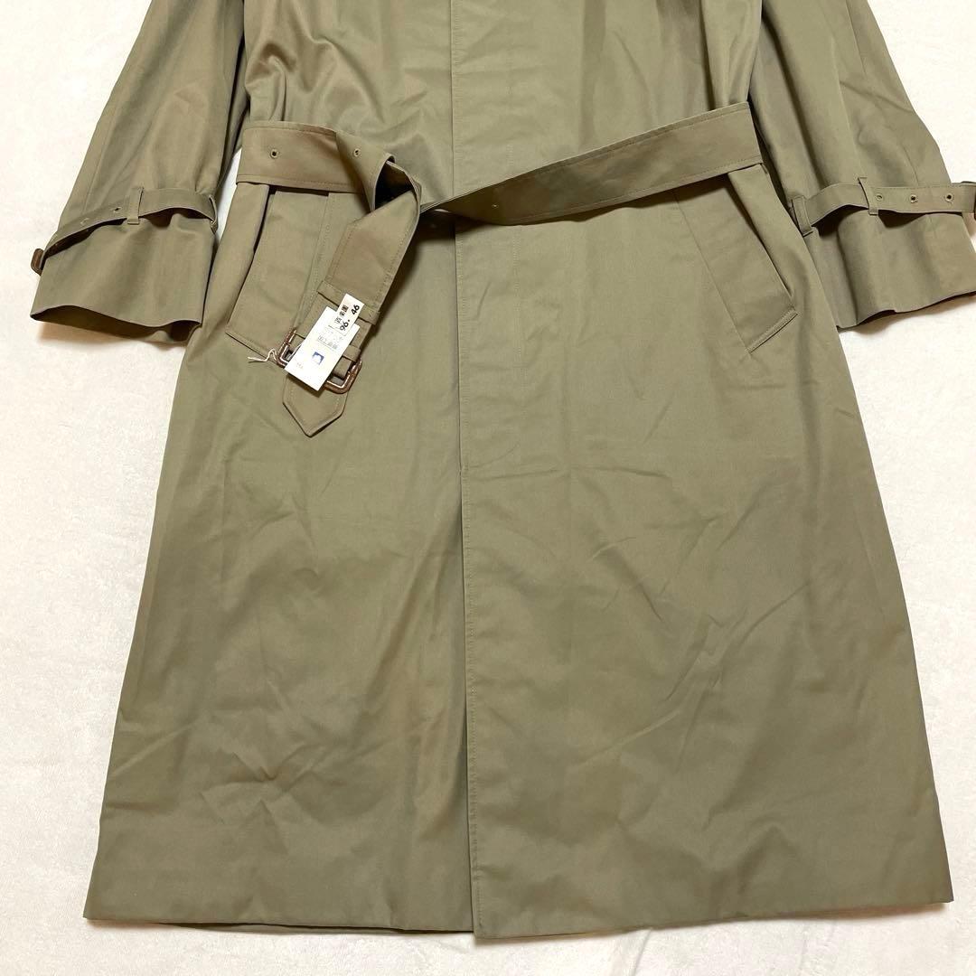 【美品】アクアスキュータム　トレンチコート　チェックLサイズ