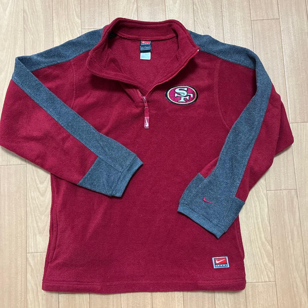 Nike San Francisco 49ers ハーフジップフリース 90’s