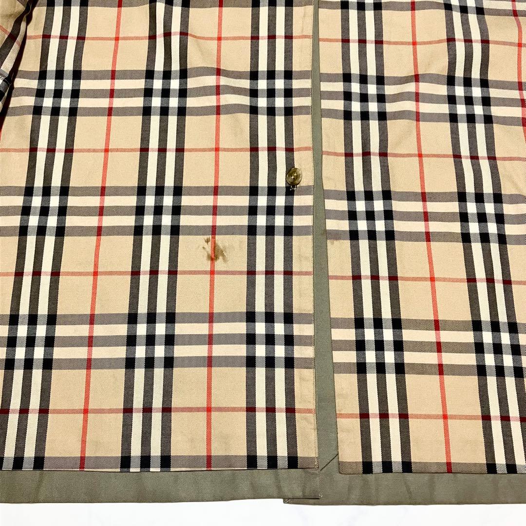 Burberrys バーバリー ステンカラーコート ベルト 一枚袖 ノバチェック