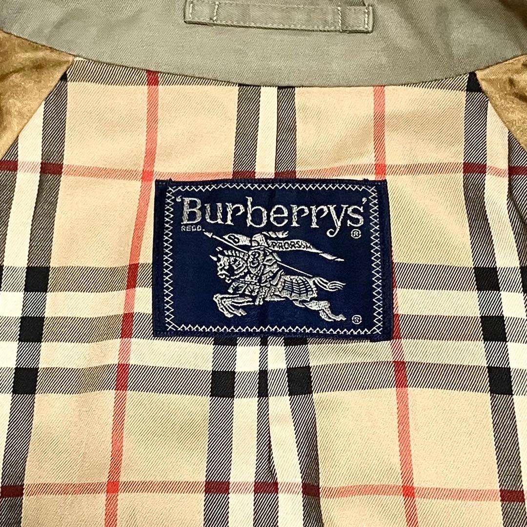 Burberrys バーバリー ステンカラーコート ベルト 一枚袖 ノバチェック