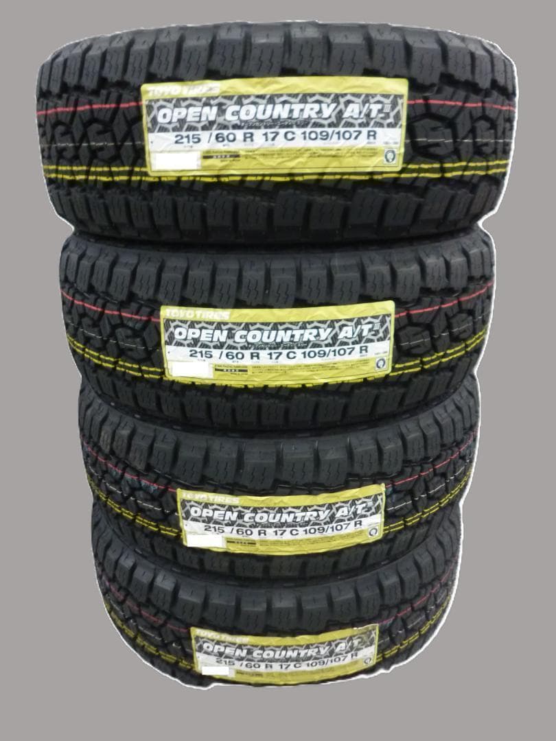 ◇新品4本セット　TOYOオープンカントリー 215/60R17　ハイエース