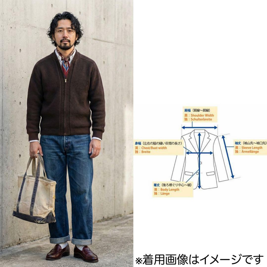 60s 70s VINTAGE★ドライバーズニット★鬼フェード★USA製★M