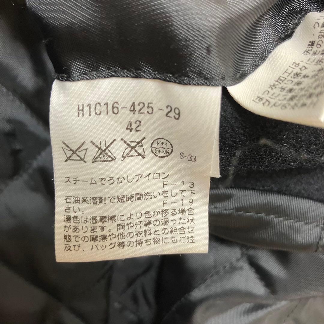 美品✨マッキントッシュ L 裏地キルティング中綿 ウール ステンカラーコート