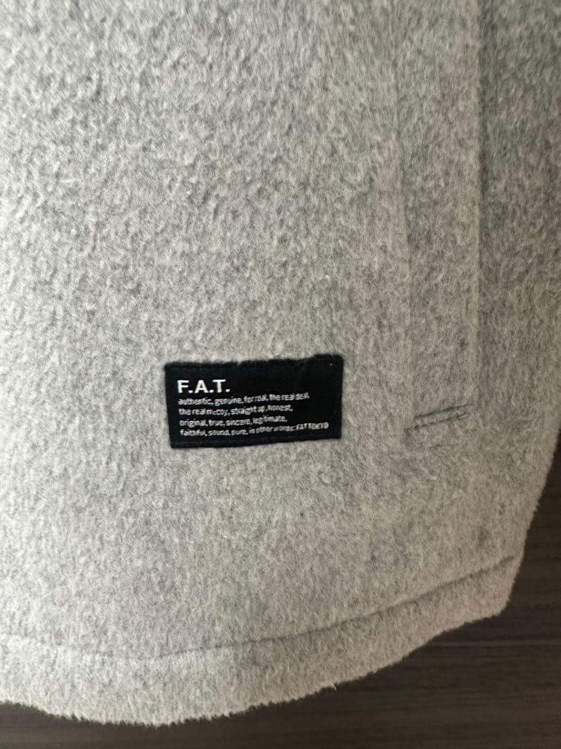 新年特別セール　F.A.T. フリース カーディガン グレー