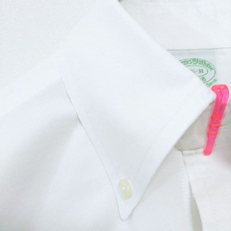 ビンスキー様ご購入 USA製 ブルックスブラザーズ 白 14 1/2-31