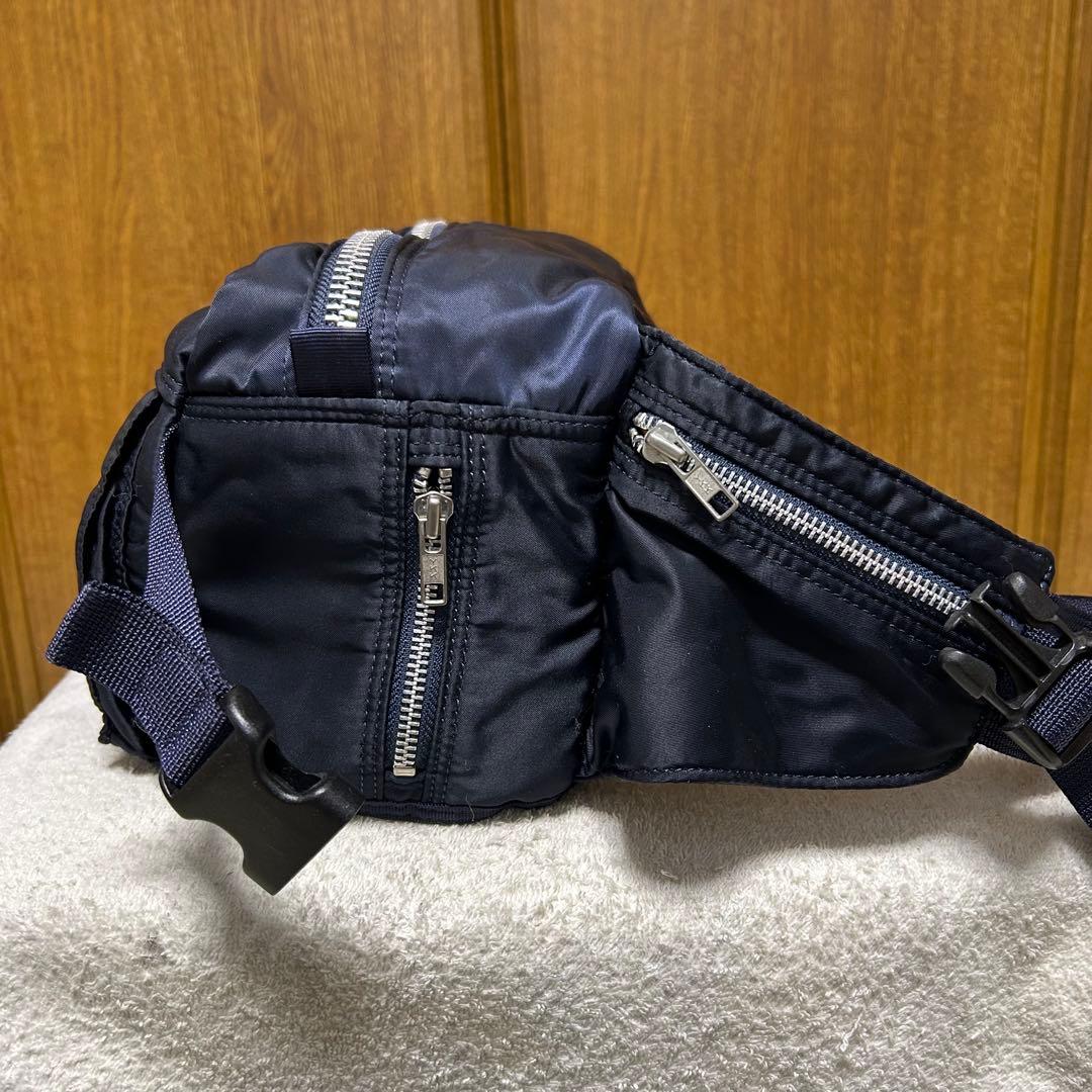 HEAD PORTER タンカー ウエストバッグ ネイビー ウエストポーチ