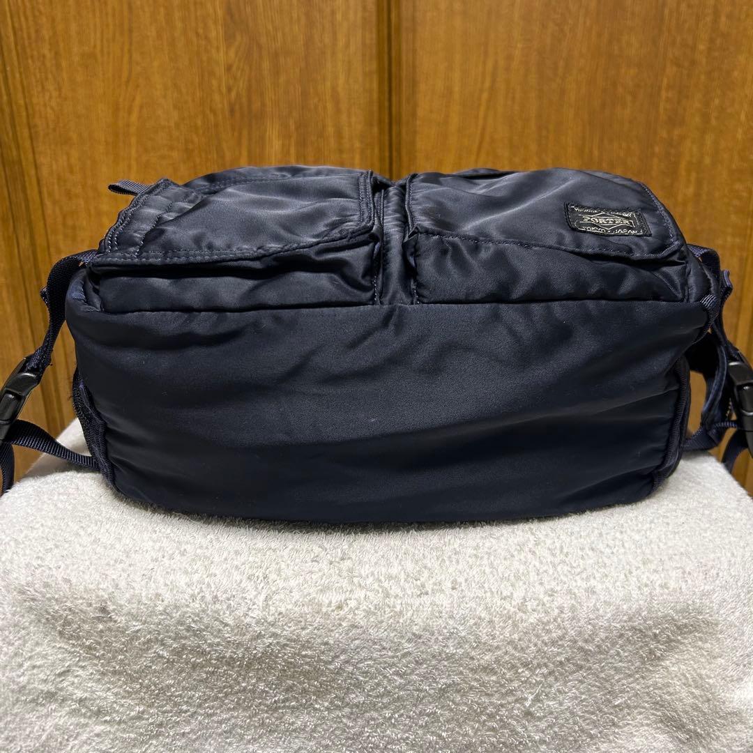 HEAD PORTER タンカー ウエストバッグ ネイビー ウエストポーチ