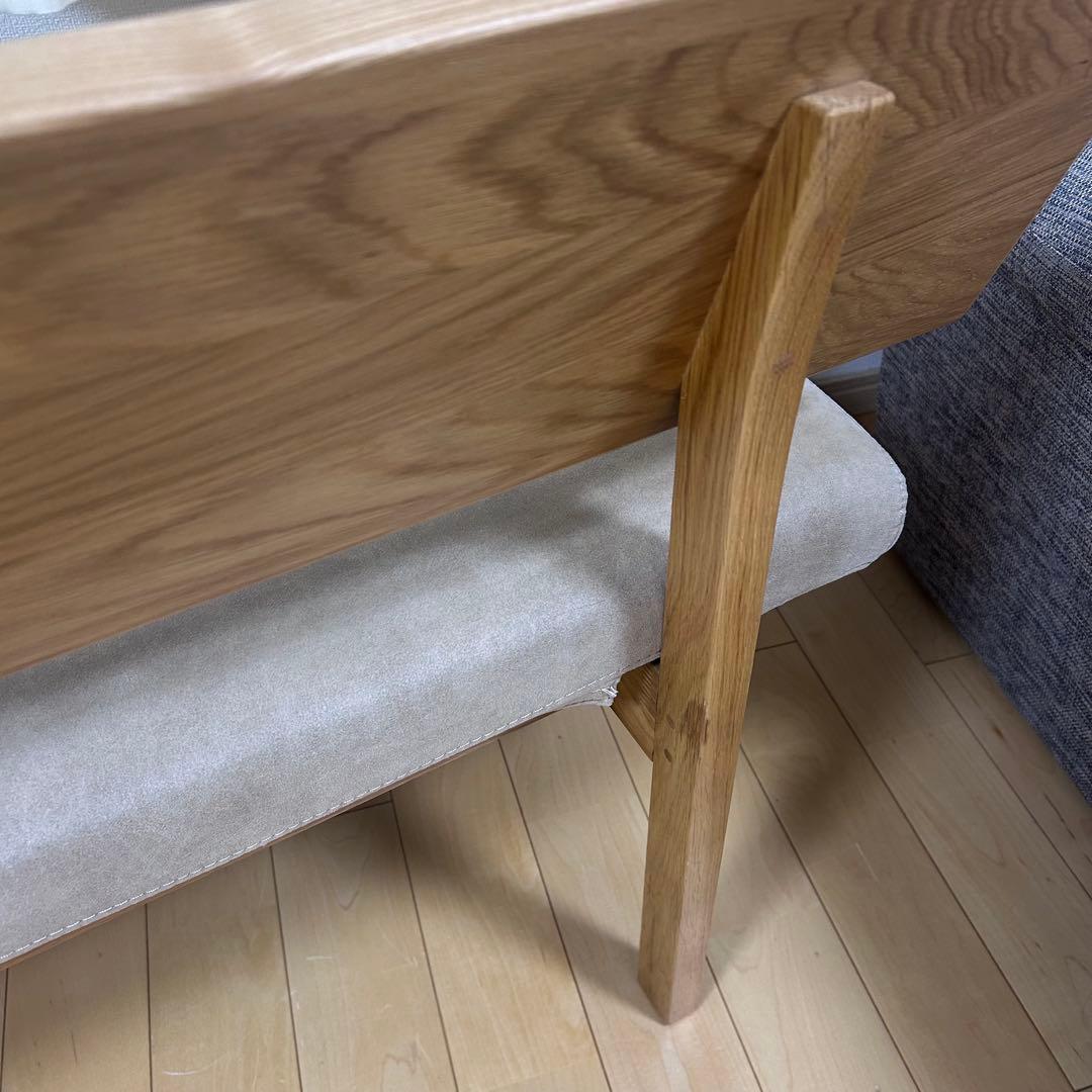 シギヤマ家具　カウチ　RENATO 160 レナート　ホワイトオーク　天然木L型