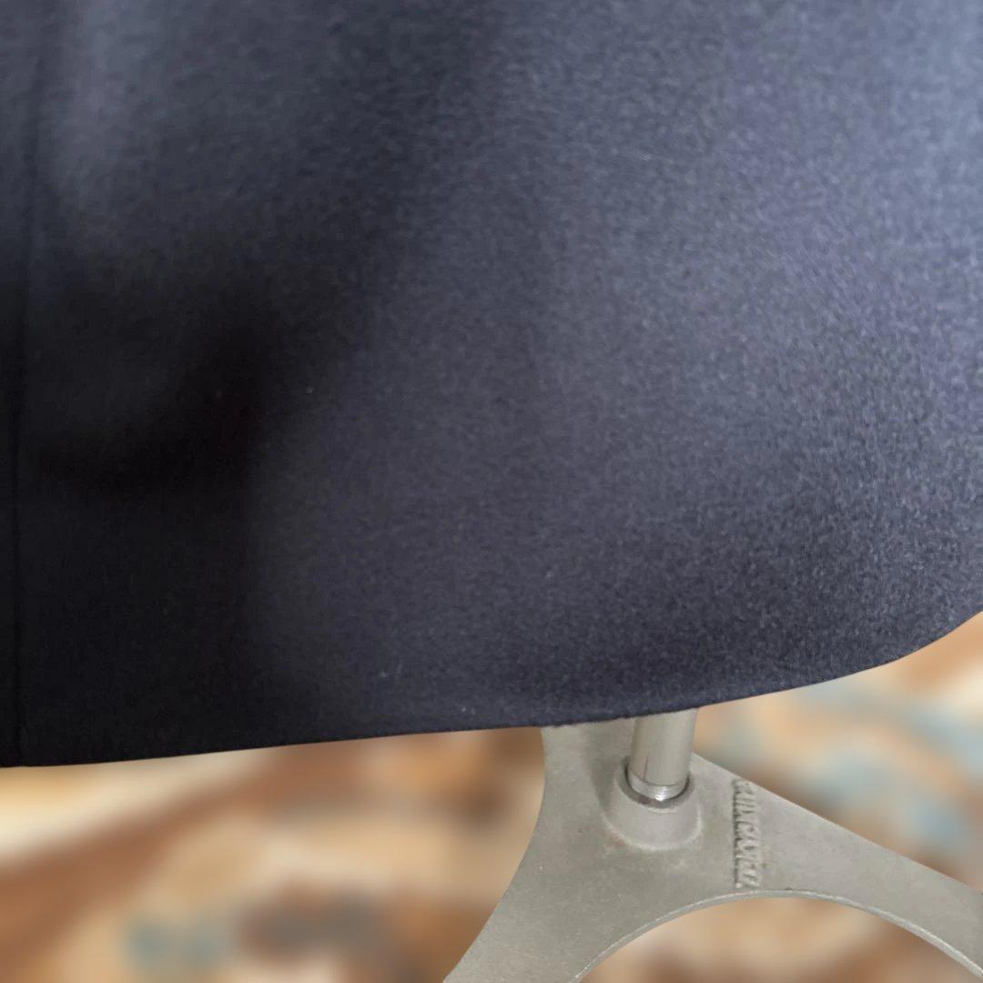 【新品】カシミア100% メンズステンカラーコート 濃紺　ロングコート175㎝