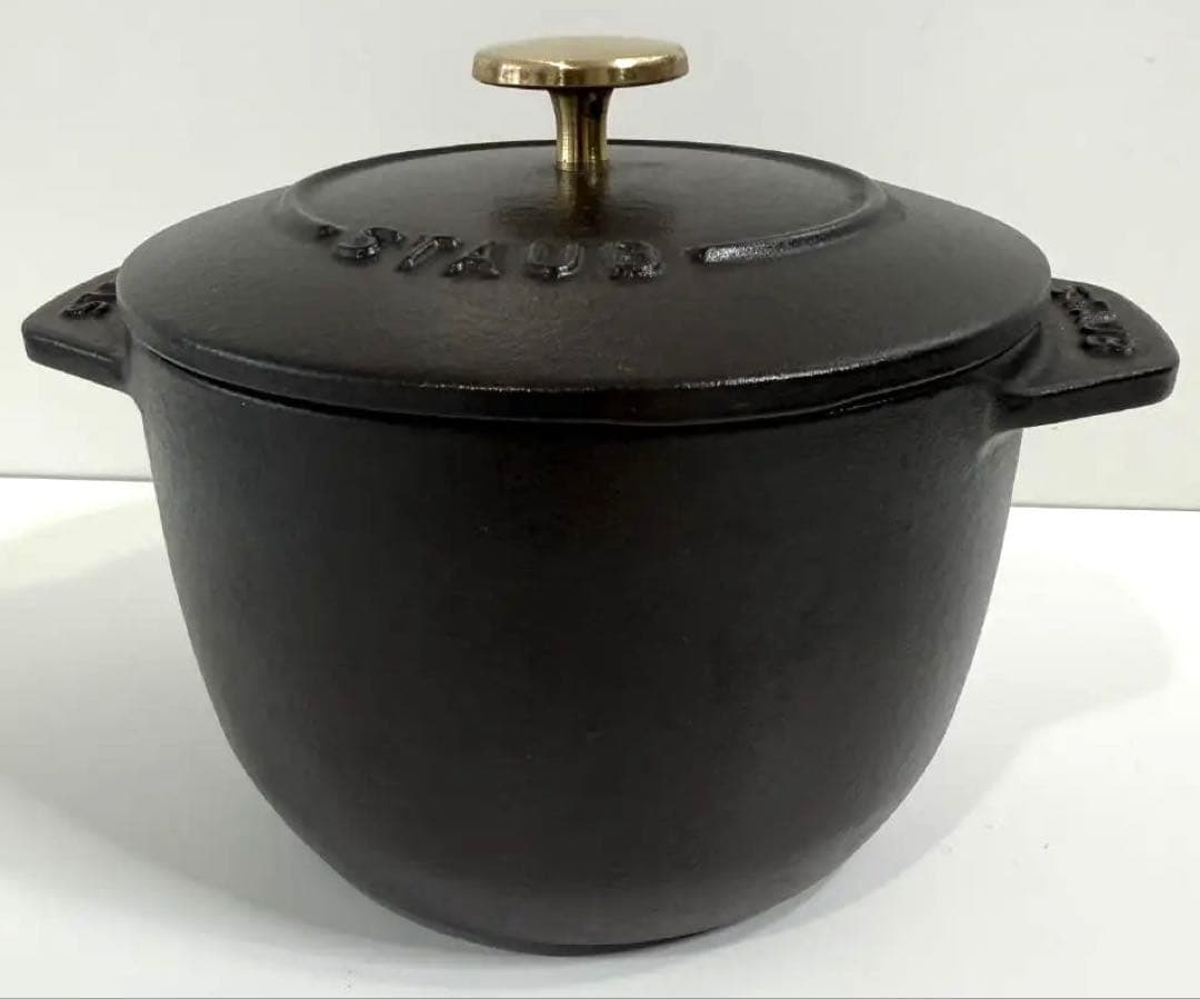 ストウブ ラ・ココット de GOHAN 12cm ブラック
