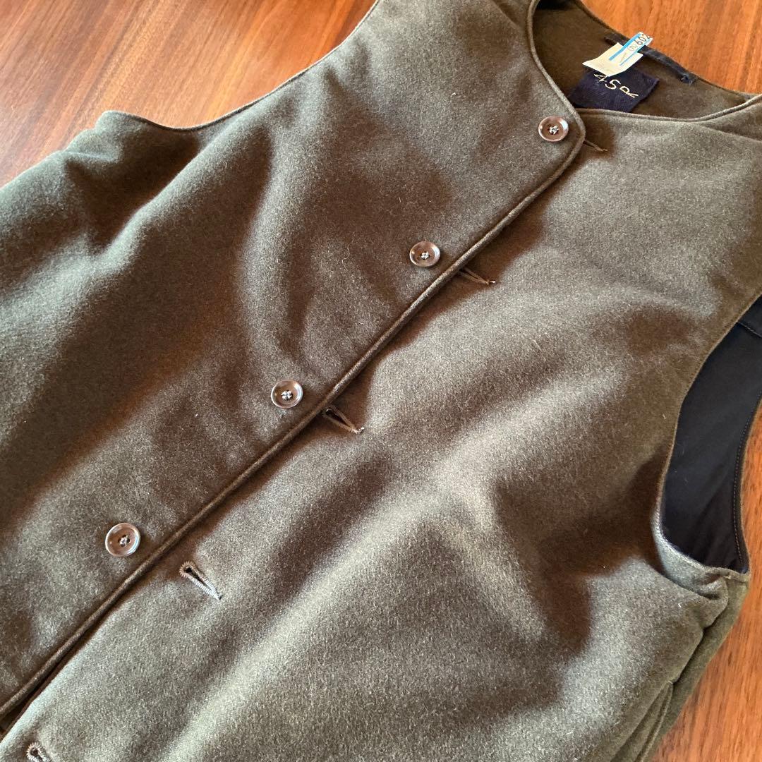 45rpm コットンフランネル908 ダウンベスト