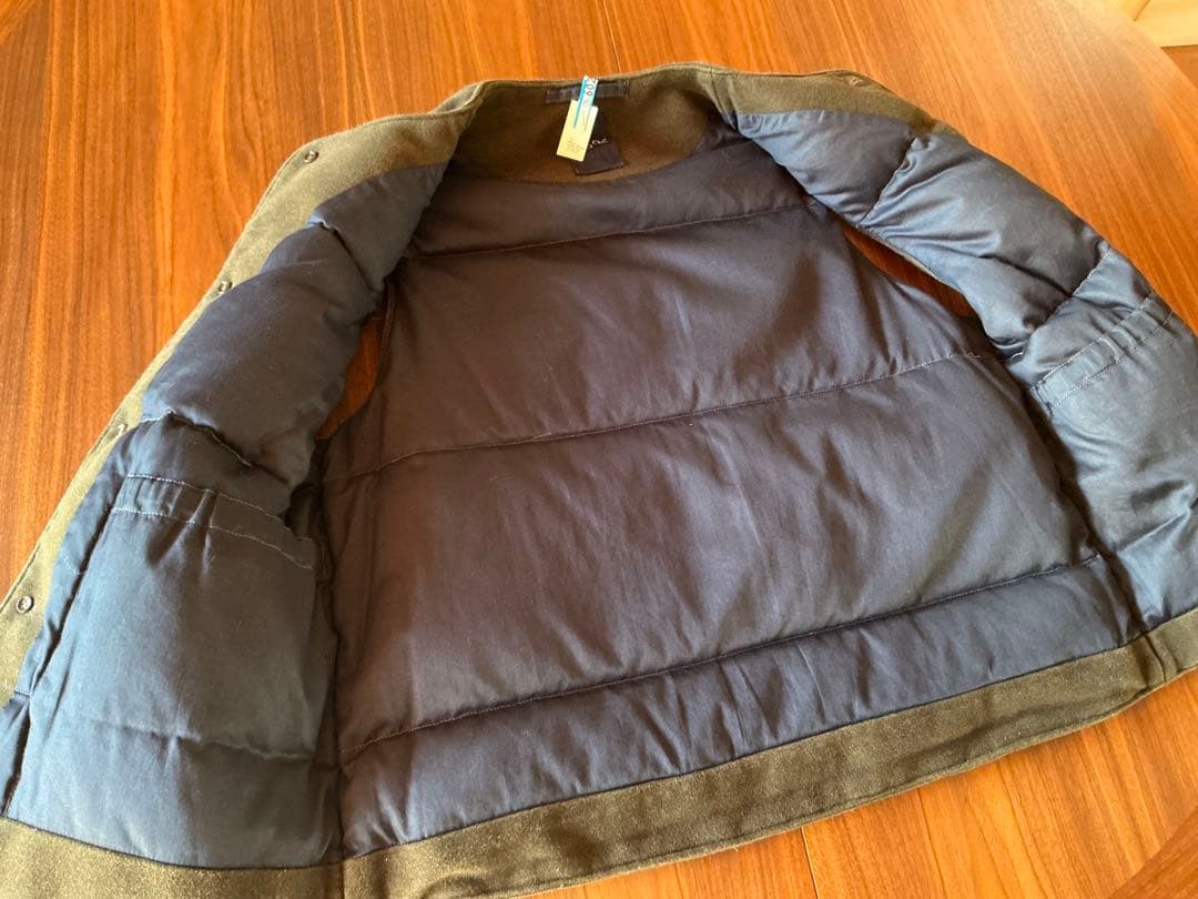 45rpm コットンフランネル908 ダウンベスト