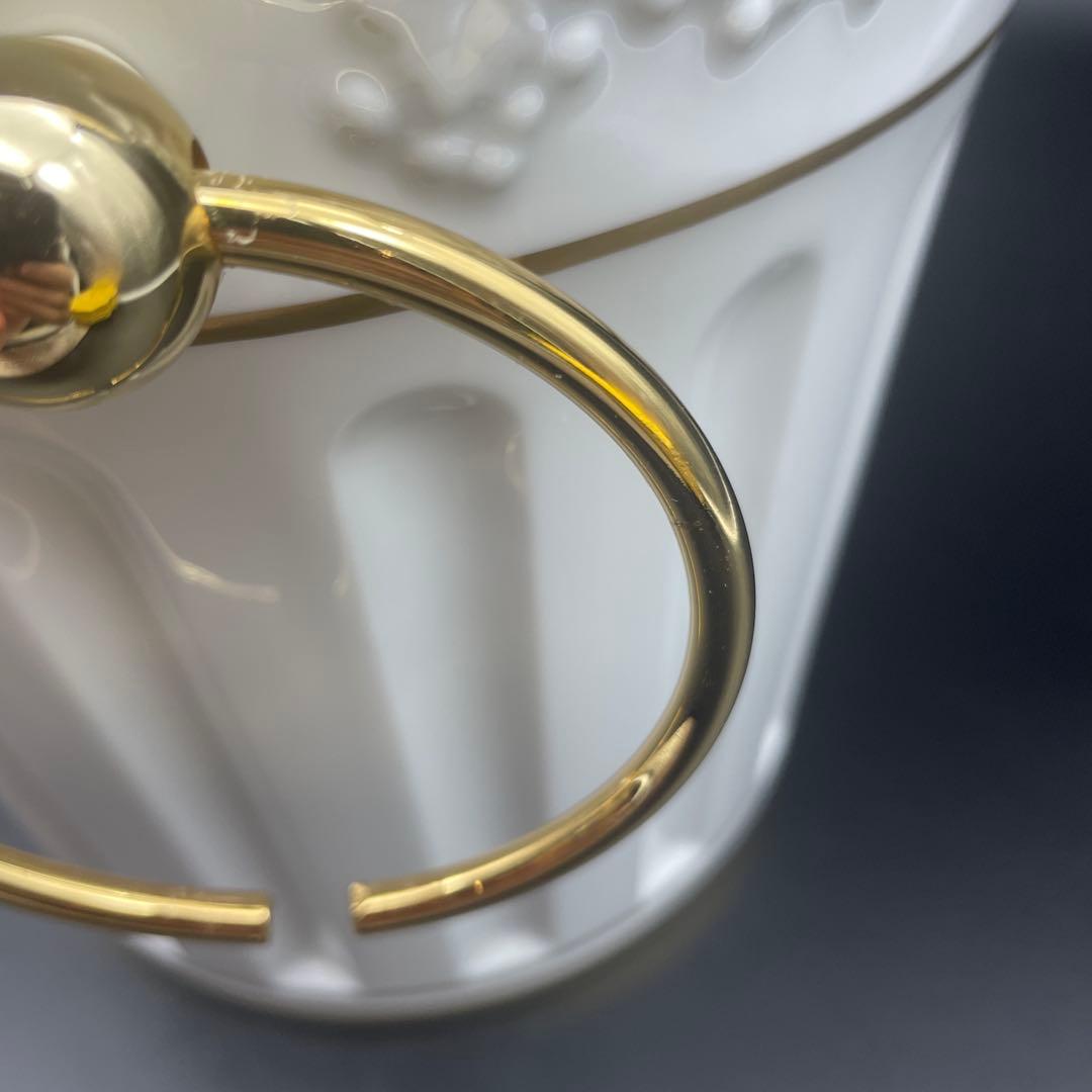 大倉陶園 ゴールドライン レリーフワインクーラー