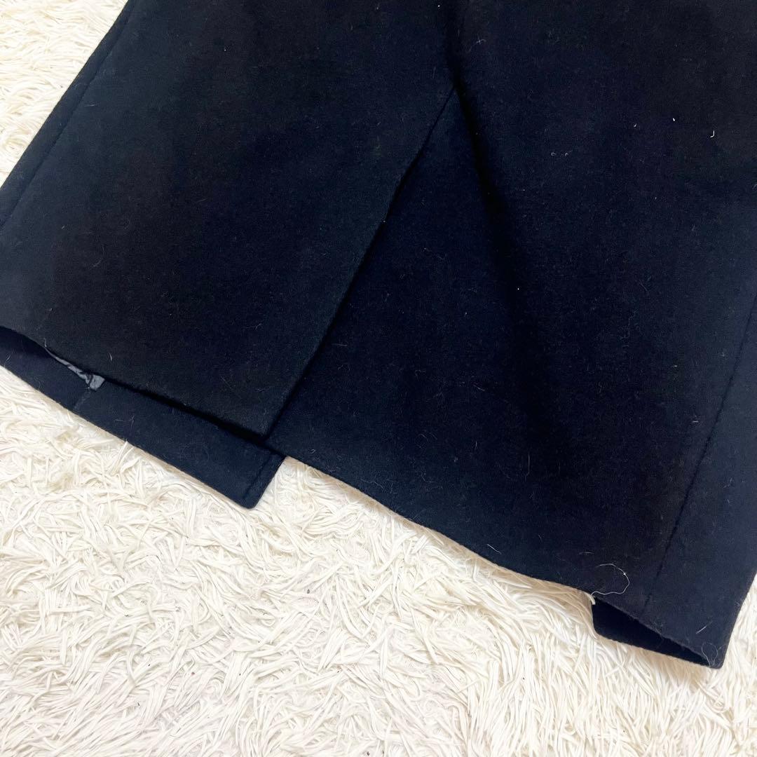 美品✨24AW ジャーナルスタンダードラックス ソフトメルトンチェスターコート黒