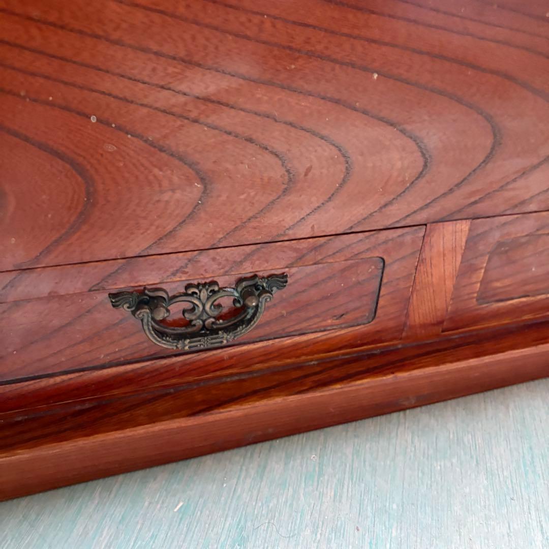 関西火鉢 長火鉢 欅 囲炉裏 ローテーブル けやき 木製 和家具 囲炉裏座卓