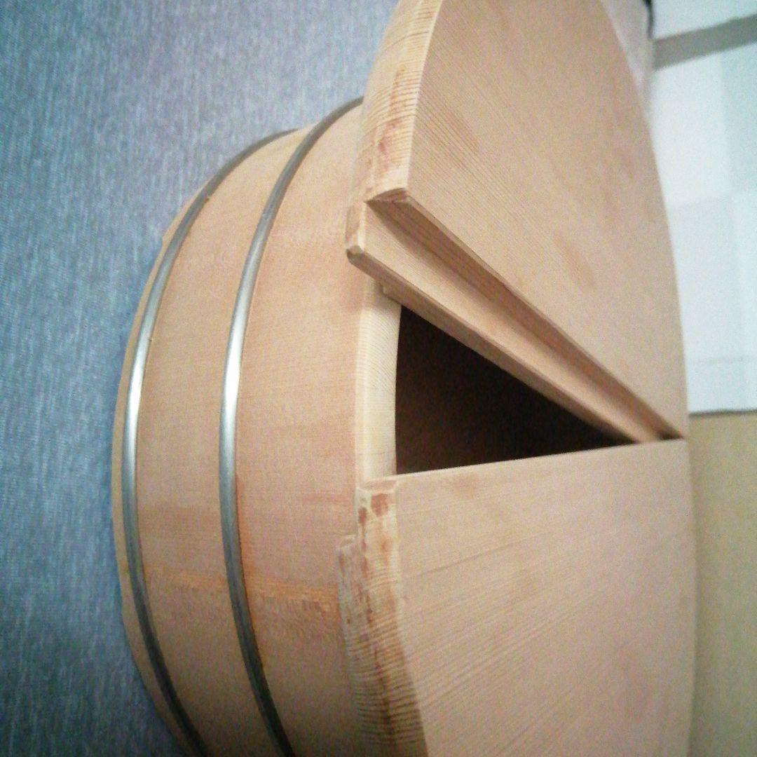 〈桶栄〉おひつ(寿司桶、飯台)　半割蓋つき