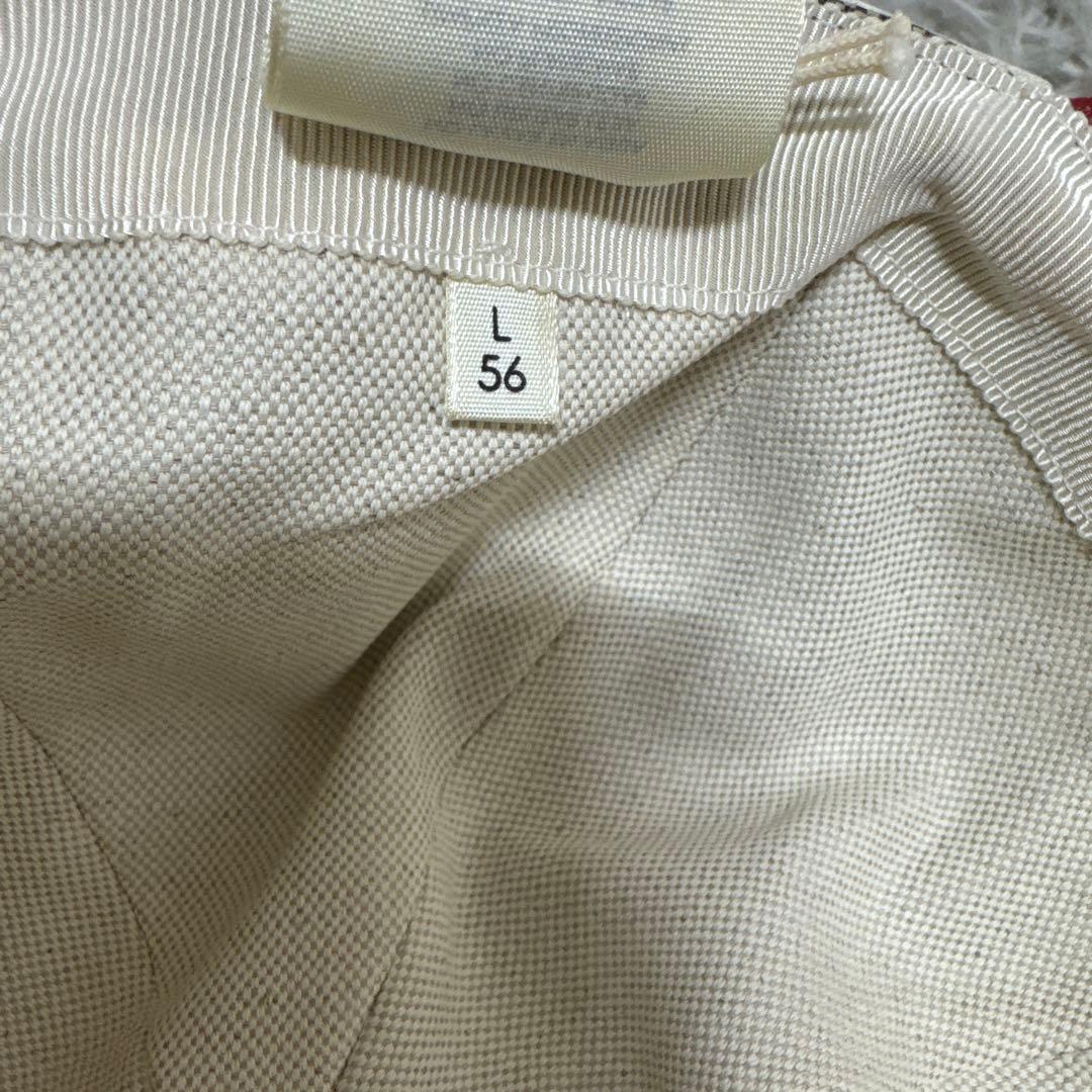 新品タグ、ケース付き GUCCI KIDS HAT GGキャンバス 子供用 帽子